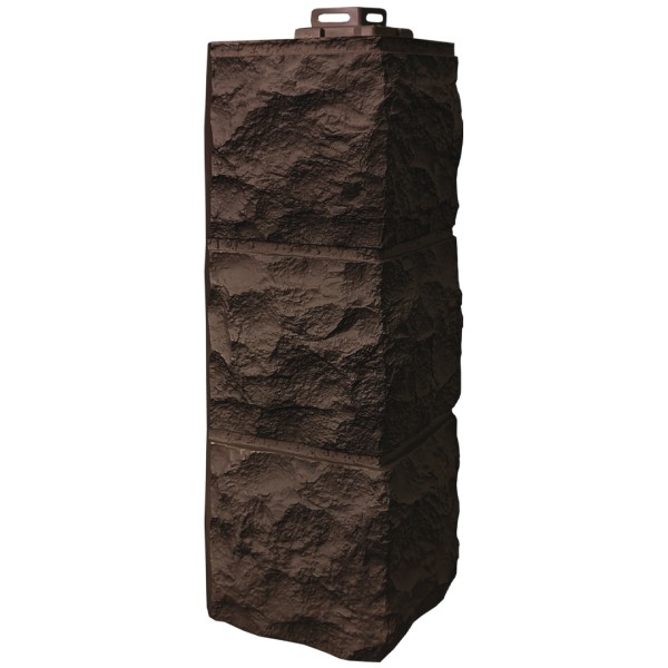 Угол Фасайдинг Серия «Доломит» Тёмно Коричневый купить в Воронеже