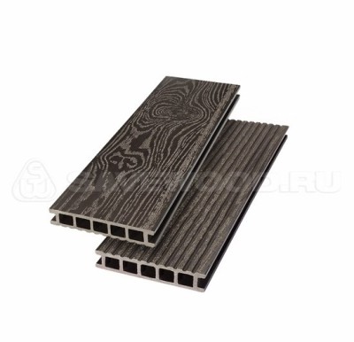 Террасная доска  из ДПКSW Ornus тангенциальный распил темно-коричневый