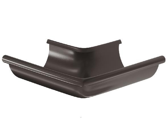 Водосток Aquasistem, система 150/100 - Угол желоба, наружный 90° RR 32 Тёмно-Коричневый купить в Воронеже