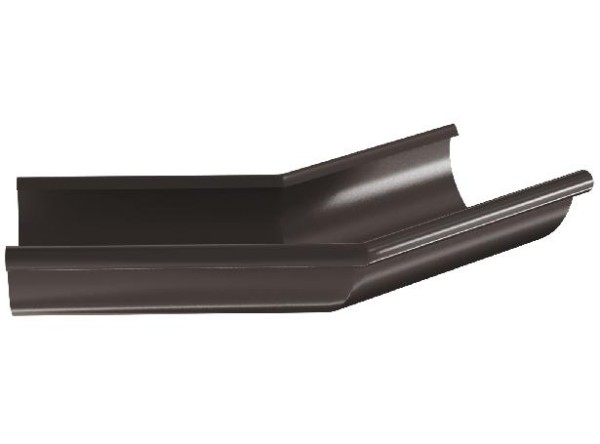 Водосток Aquasistem, система 150/100 - Угол желоба, наружный 135° RR 32 Тёмно-Коричневый купить в Воронеже