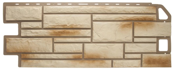 Цокольный сайдинг альта-профиль - коллекция "камень", ракушечник купить в Воронеже