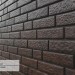 Фасадная панель Ю-Пласт Стоун Хаус Кирпич Коричневый купить в Воронеже