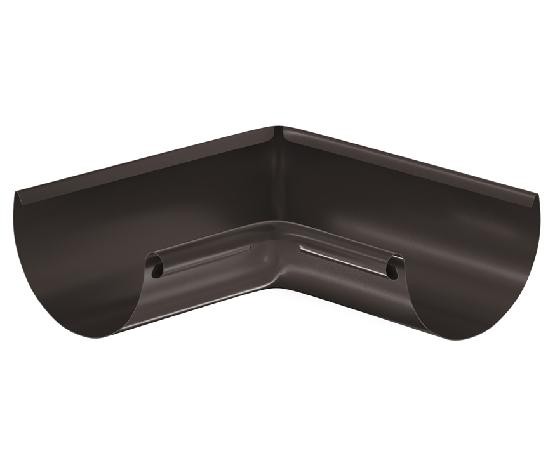 Водосток Aquasistem, система 125x90 - Угол желоба, внутренний 90° RR 32 Тёмно Коричневый купить в Воронеже