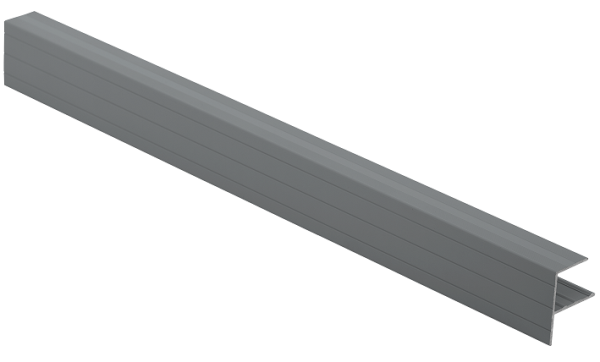 F-профиль Grinder закрывающий серый купить в Воронеже