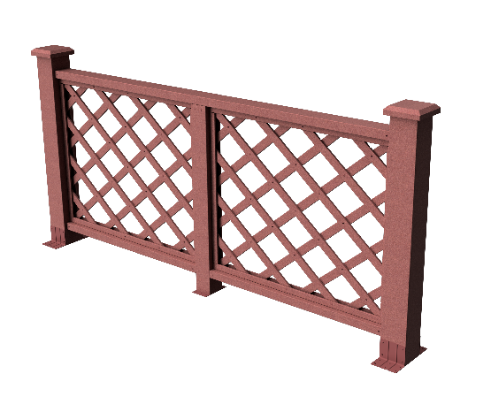 Ограждения декоративное ДПК GRINDERDECO Ламбет мербау купить в Воронеже