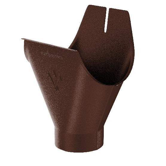 Водосток Aquasistem, Система 125x90 - Воронка желоба RAL 8017 Коричневый matt купить в Воронеже