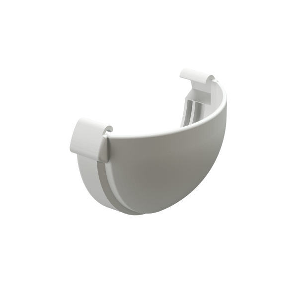 Заглушка желоба Docke Lux ПВХ Пломбир купить в Воронеже