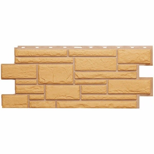 Фасадная панель Техоснастка, Камень Дикий, Бежевый купить в Воронеже