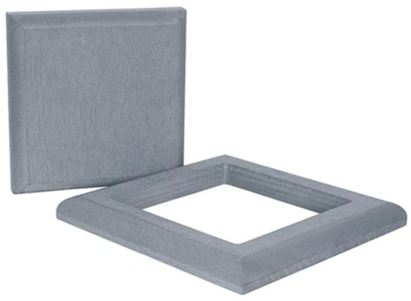 Комплект крышка и юбка ДПК для столба Polivan SINGARAJA серый купить в Воронеже