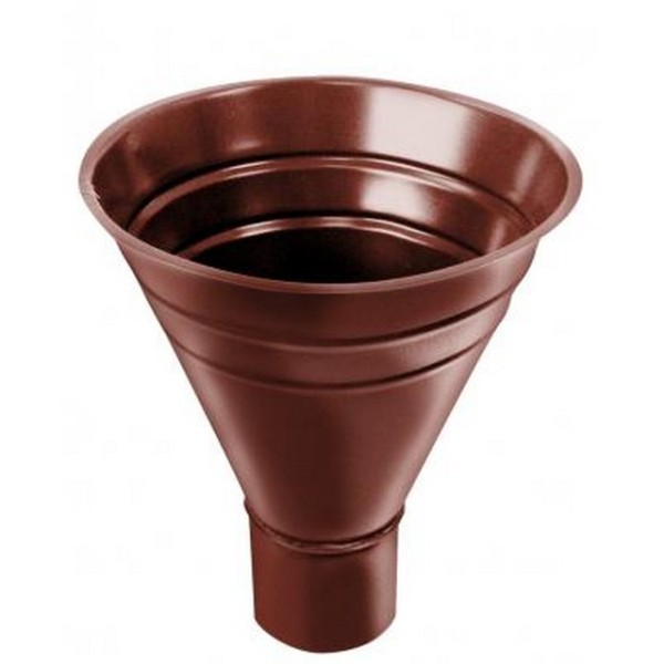 Водосток Grand Line 125x90 –  Воронка водосборная RAL 8004 купить в Воронеже