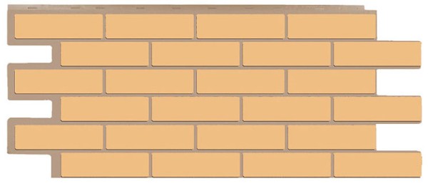Фасадная панель T-Сайдинг - Кирпич Модерн Бежевый купить в Воронеже