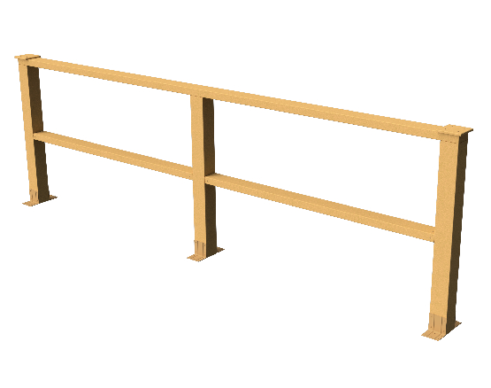 Ограждения декоративное ДПК GRINDERDECO Ковбойская изгородь песчаник купить в Воронеже