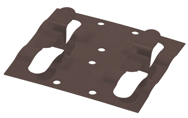 Кляймер рядный Grinder для монтажа наличника коричневый купить в Воронеже