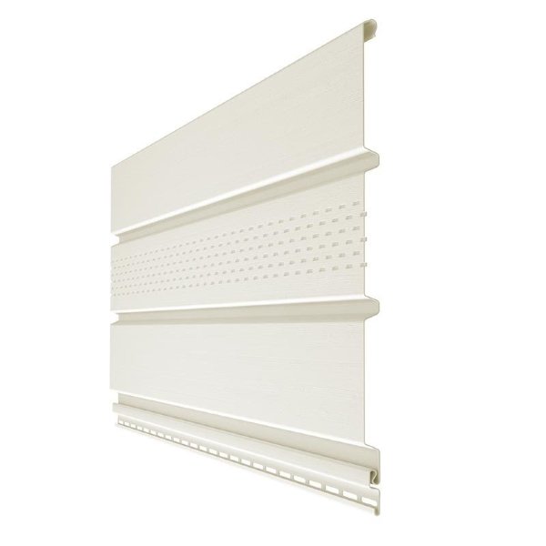 Софит с центральной перфорацией белый купить в Воронеже