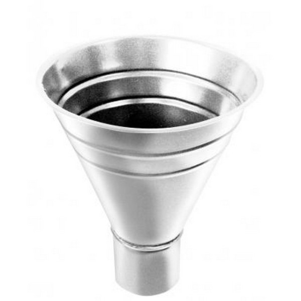 Водосток Grand Line 125x90 – Воронка водосборная RAL 9003 купить в Воронеже