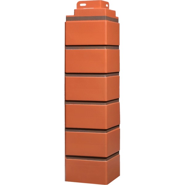 Угол Фасайдинг Серия  «Кирпич клинкерный» Керамический купить в Воронеже