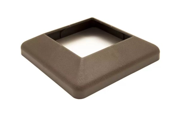 Крышка нижняя ПВХ для столба Deckart 100х100 Венге купить в Воронеже