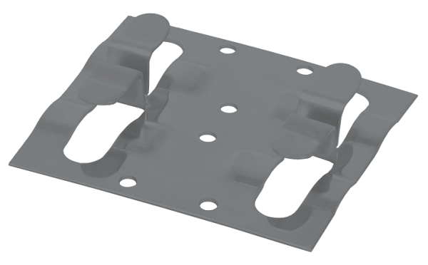 Кляймер рядный Grinder для монтажа наличника серый купить в Воронеже