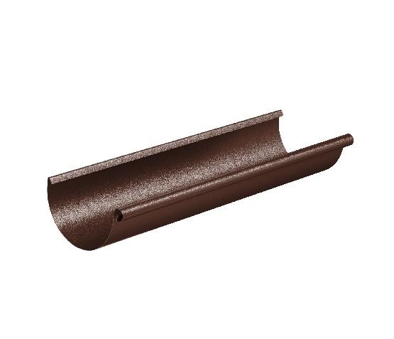 Водосток Aquasistem, Система 125x90 - Желоб водосточный 3 метра RAL 8017 Коричневый matt купить в Воронеже