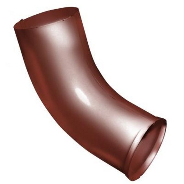 Водосток Grand Line 125x90 – Колено сливное RAL 8004 купить в Воронеже