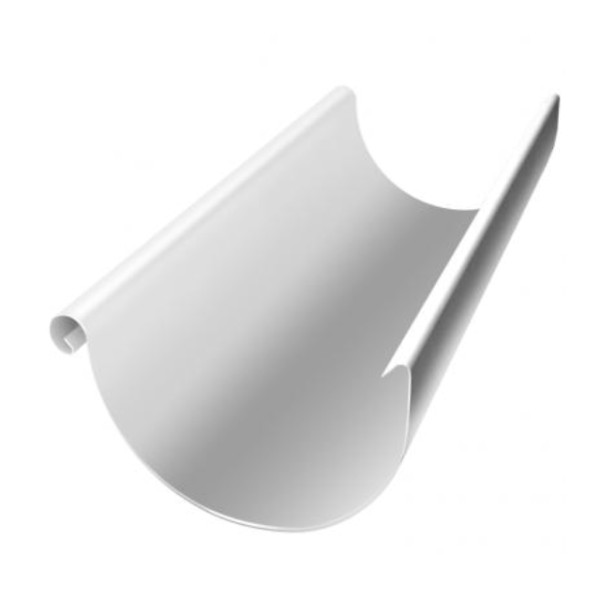 Водосток Grand Line 125x90 – Желоб 3м RAL 9003 купить в Воронеже