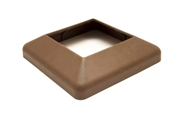 Крышка нижняя ПВХ для столба Deckart 100х100 Шоколад купить в Воронеже