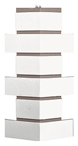 Угол T-Сайдинг - Кирпич Модерн Белый купить в Воронеже