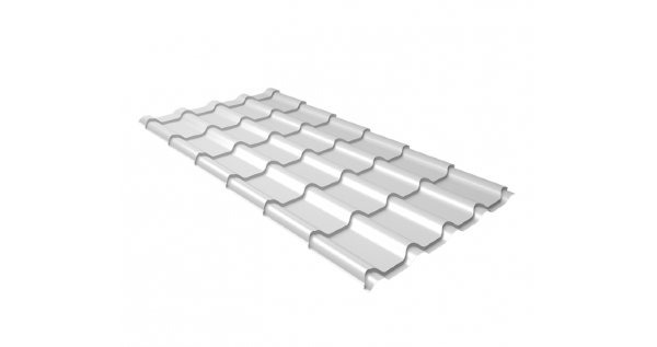 Металлочерепица камея GL 0,5 Quarzit RAL 9003 сигнальный белый купить в Воронеже