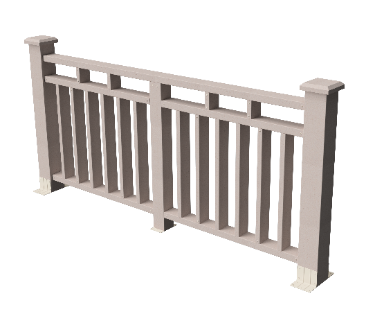 Ограждения декоративное ДПК GRINDERDECO Европа выбеленый дуб купить в Воронеже