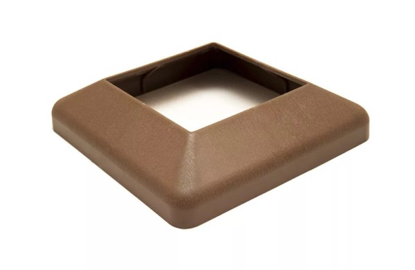 Крышка нижняя ПВХ для столба Deckart 125х125 Шоколад купить в Воронеже