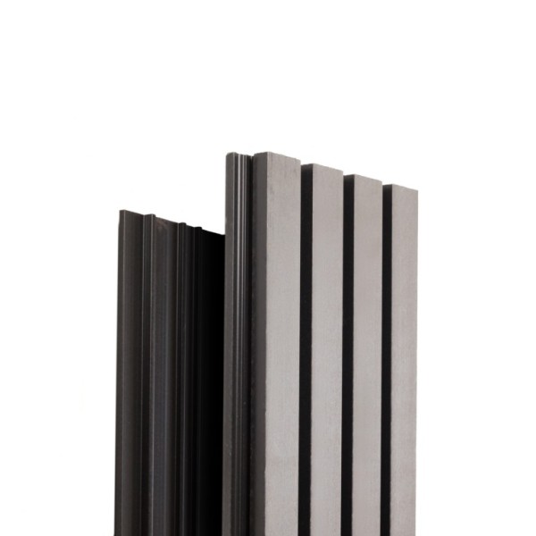 Фасадная доска Ecodecking Техно реечная 200х26х3000 Серый купить в Воронеже