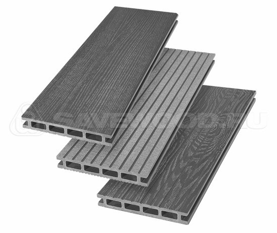 Террасная доска из ДПК SW Carpinus (R) — двухсторонняя графит купить в Воронеже