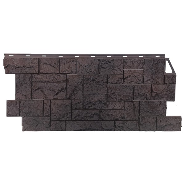 Фасадная панель FineBer, Камень Дикий, Коричневый купить в Воронеже