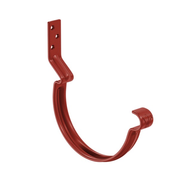 Водосток Aquasistem, система 150x100 - Крюк крепления желоба короткий RR 29 Бургундский купить в Воронеже