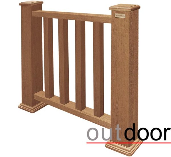 Ограждение из ДПК Outdoor Классик 3D STORM дуб купить в Воронеже