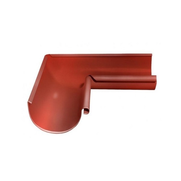 Водосток Grand Line 125x90 – Угол внутренний 90° RAL 8004 купить в Воронеже