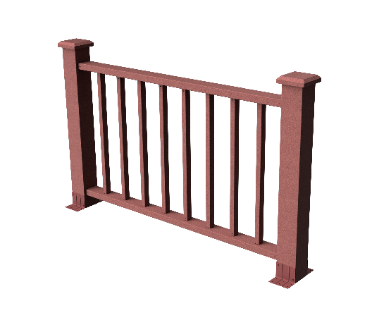 Ограждения декоративное ДПК GRINDERDECO Альма 1500 со скрытым крепежом мербау купить в Воронеже