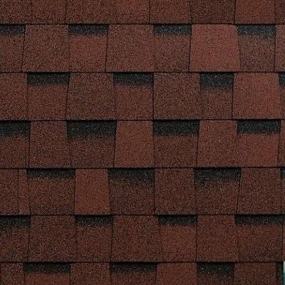 Двухслойная ламинированная черепица Shinglas, серия Фазенда – Красный купить в Воронеже