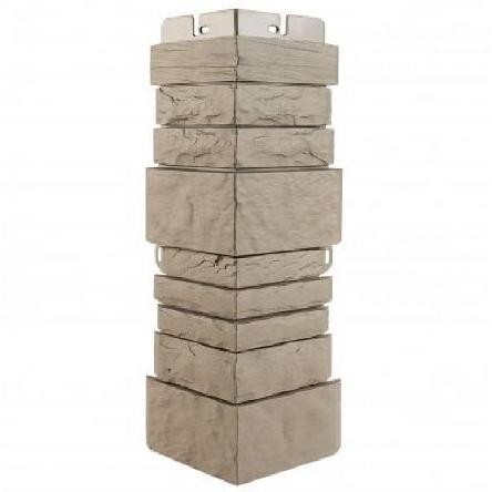 Угол наружный Альта-Профиль Скалистый камень ЭКО Бежевый купить в Воронеже