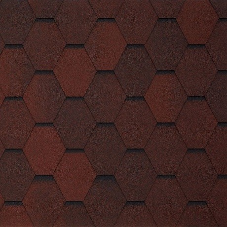 Гибкая черепица Tegola VENETO amarone 410 купить в Воронеже