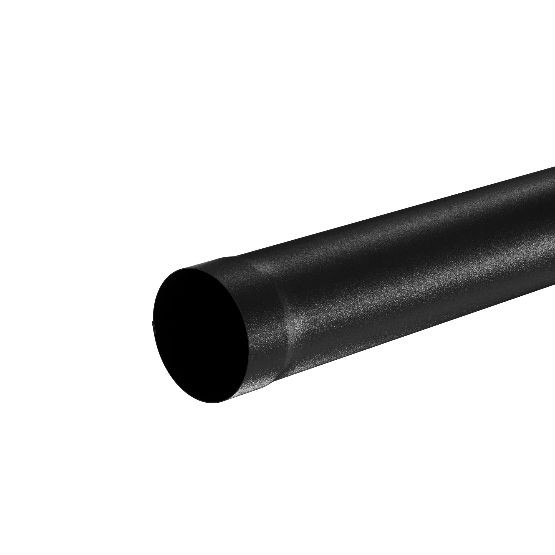 Водосток Aquasistem, система 125x90 - Труба водосточная 3.00м RAL 9005 Чёрный купить в Воронеже