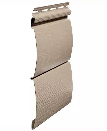 Виниловый сайдинг fineber (файнбер) - серия blockhouse (блокхаус) "бревно", сандал купить в Воронеже