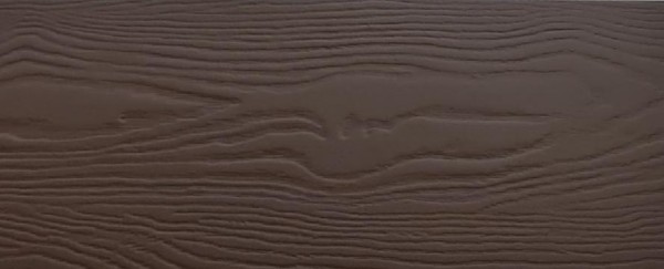 Фиброцементный сайдинг 190х3000х8мм Коричневая глина RAL 8028 купить в Воронеже