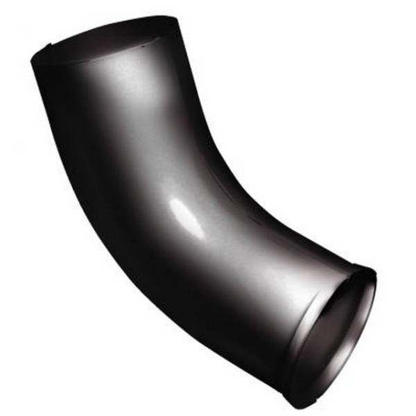 Водосток Grand Line 125x90 – Колено сливное RAL 9005 купить в Воронеже