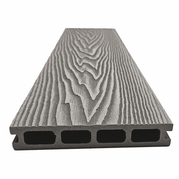 Террасная доская ДПК NanoWood Double 3D Серый купить в Воронеже