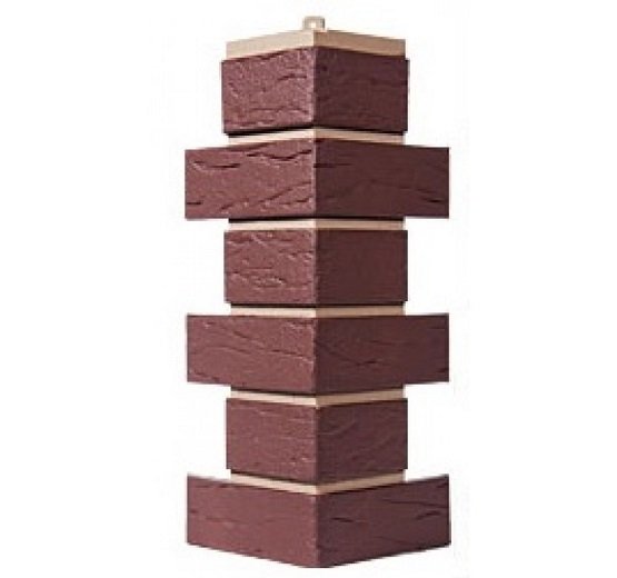 Угол T-Сайдинг-Кирпич Саман Коричневый купить в Воронеже