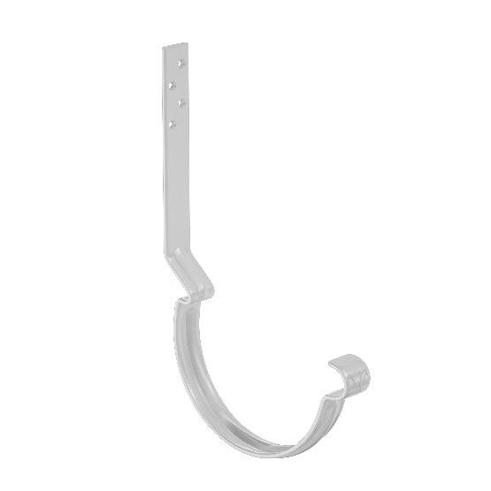 Водосток Aquasistem, система 150/100 - Крюк крепления желоба длинный RAL 9003 Белый купить в Воронеже