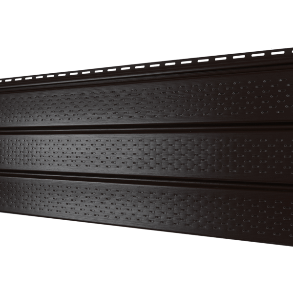 Софит Ю-Пласт PRO Классический с полной перфорацией, коричневый купить в Воронеже