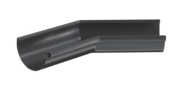 Водосток Aquasistem, система 150x100 - Угол желоба,внутренний 135° RR 23 Маренго купить в Воронеже