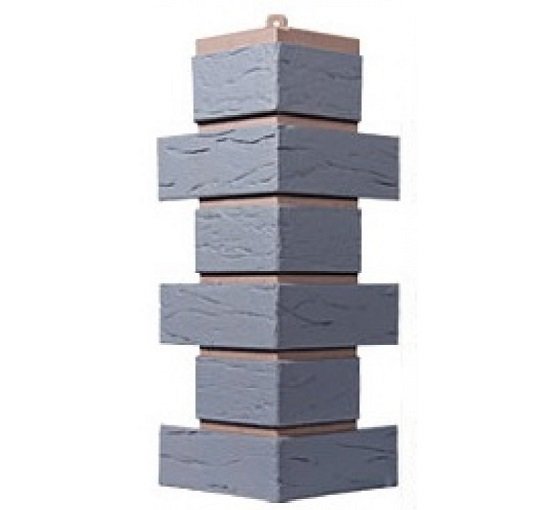 Угол T-Сайдинг-Кирпич Саман Серый купить в Воронеже